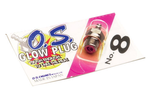 OS Engine Glowplug No.8 (Medium) - Click Image to Close